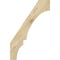 Ekena Millwork 4"W x 24"D x 36"H Balboa Rough Sawn Knee Brace, Douglas Fir BRC04X24X36BOA00RDF - alternate 2